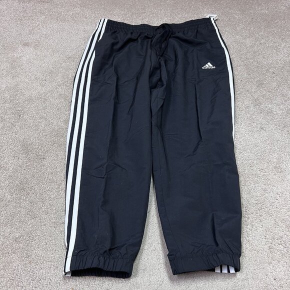 Adidas Joggers Women's Black Elastic Waist Drawstring Pockets Size XL NWT - Picture 5 of 14
